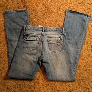 Vintage Y2K Mudd distressed flare jeans size 3